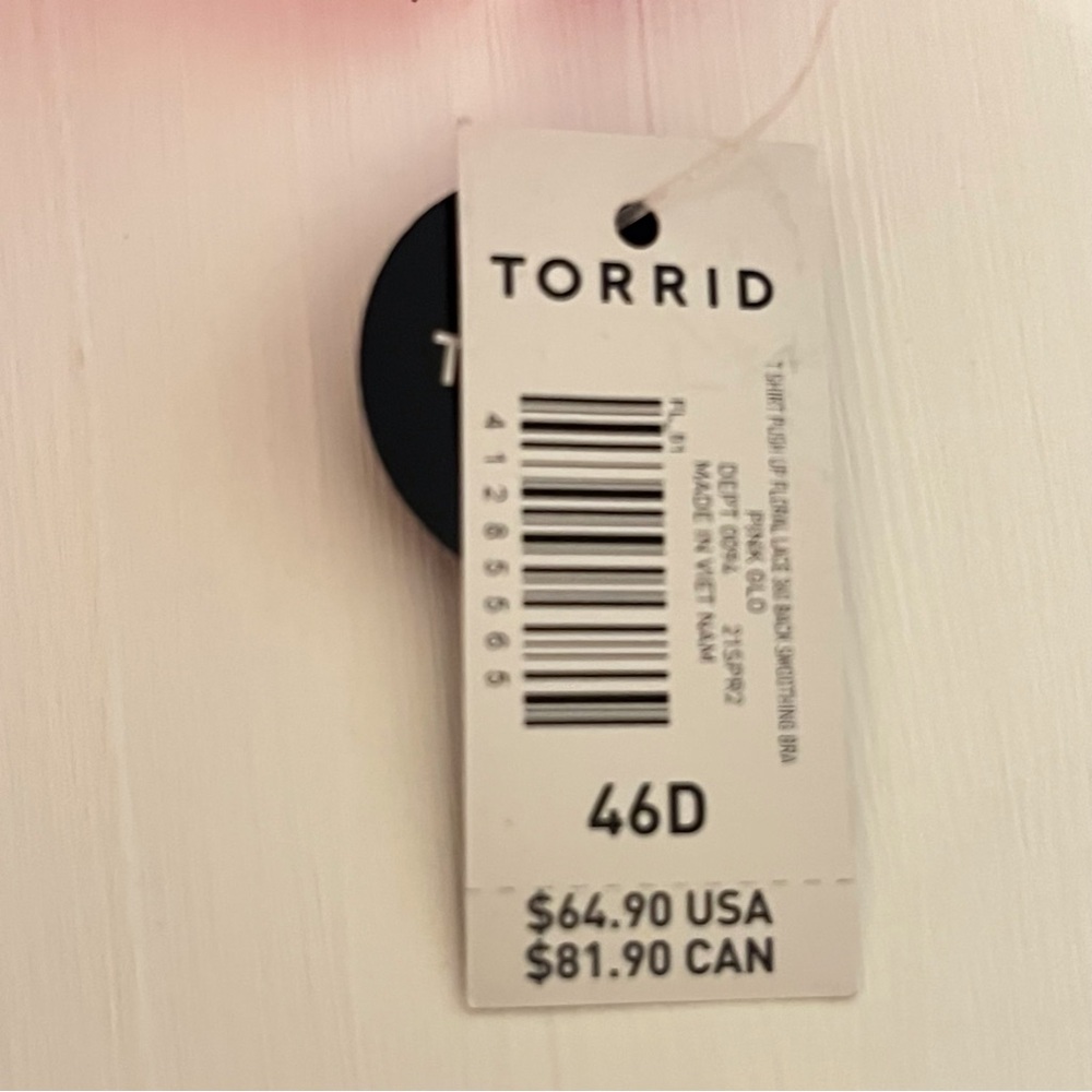 Torrid Hot Pink Lace Bra - Picture 3 of 9
